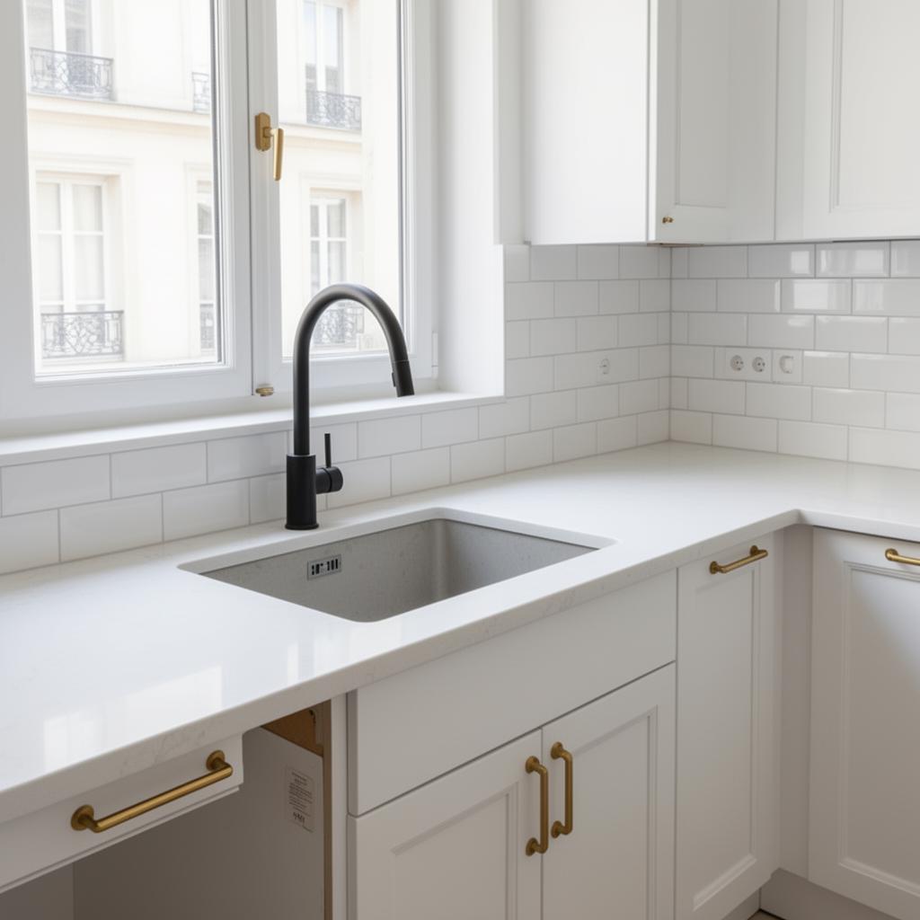 Plomberie cuisine moderne