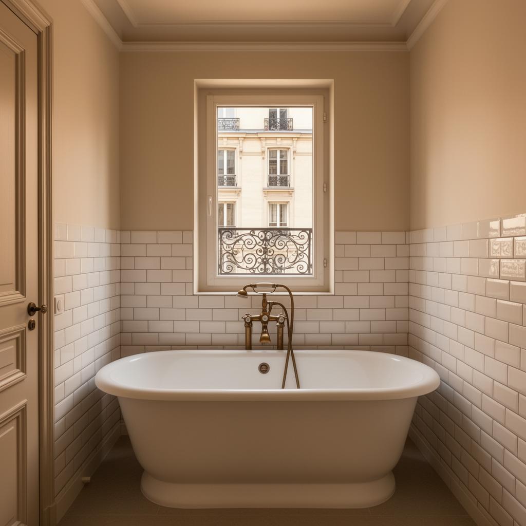 Petite salle de bain classique